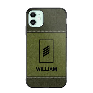 Personalized German Solider/ Veteran Camo Rank 3D Printed Phonecase QTHQ2111