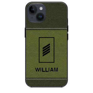 Personalized German Solider/ Veteran Camo Rank 3D Printed Phonecase QTHQ2111