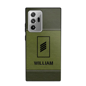 Personalized German Solider/ Veteran Camo Rank 3D Printed Phonecase QTHQ2111