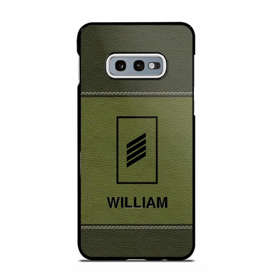 Personalized German Solider/ Veteran Camo Rank 3D Printed Phonecase QTHQ2111