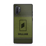 Personalized German Solider/ Veteran Camo Rank 3D Printed Phonecase QTHQ2111