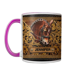 Personalized Horse Lovers  Printed Accent Mug 22NOV-HQ22