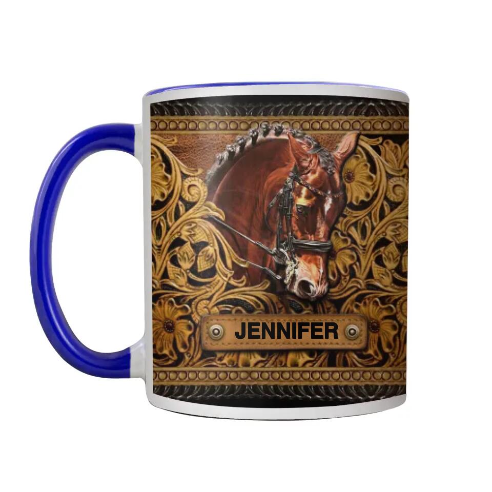 Personalized Horse Lovers  Printed Accent Mug 22NOV-HQ22