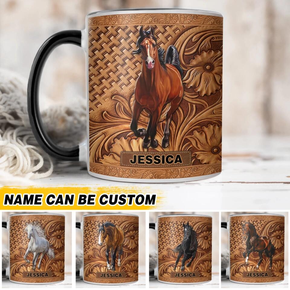 Personalized Horse Lovers  Printed Accent Mug 22NOV-HQ23