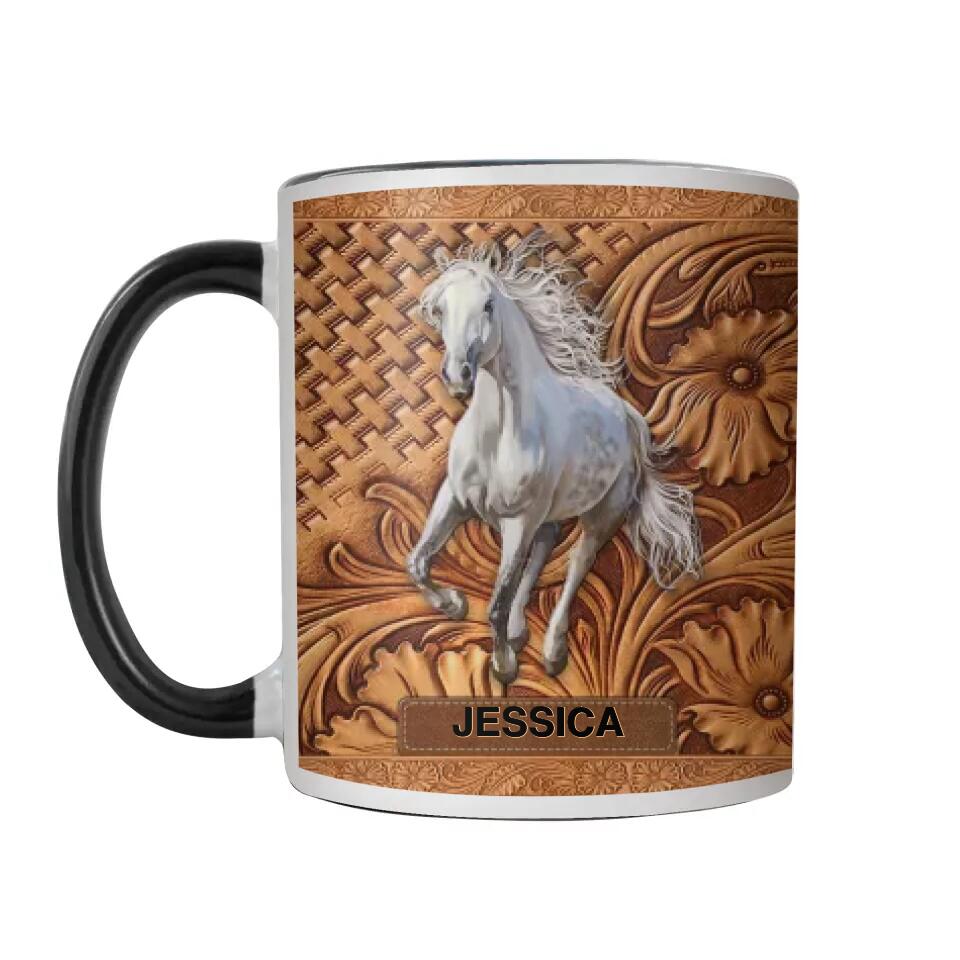 Personalized Horse Lovers  Printed Accent Mug 22NOV-HQ23