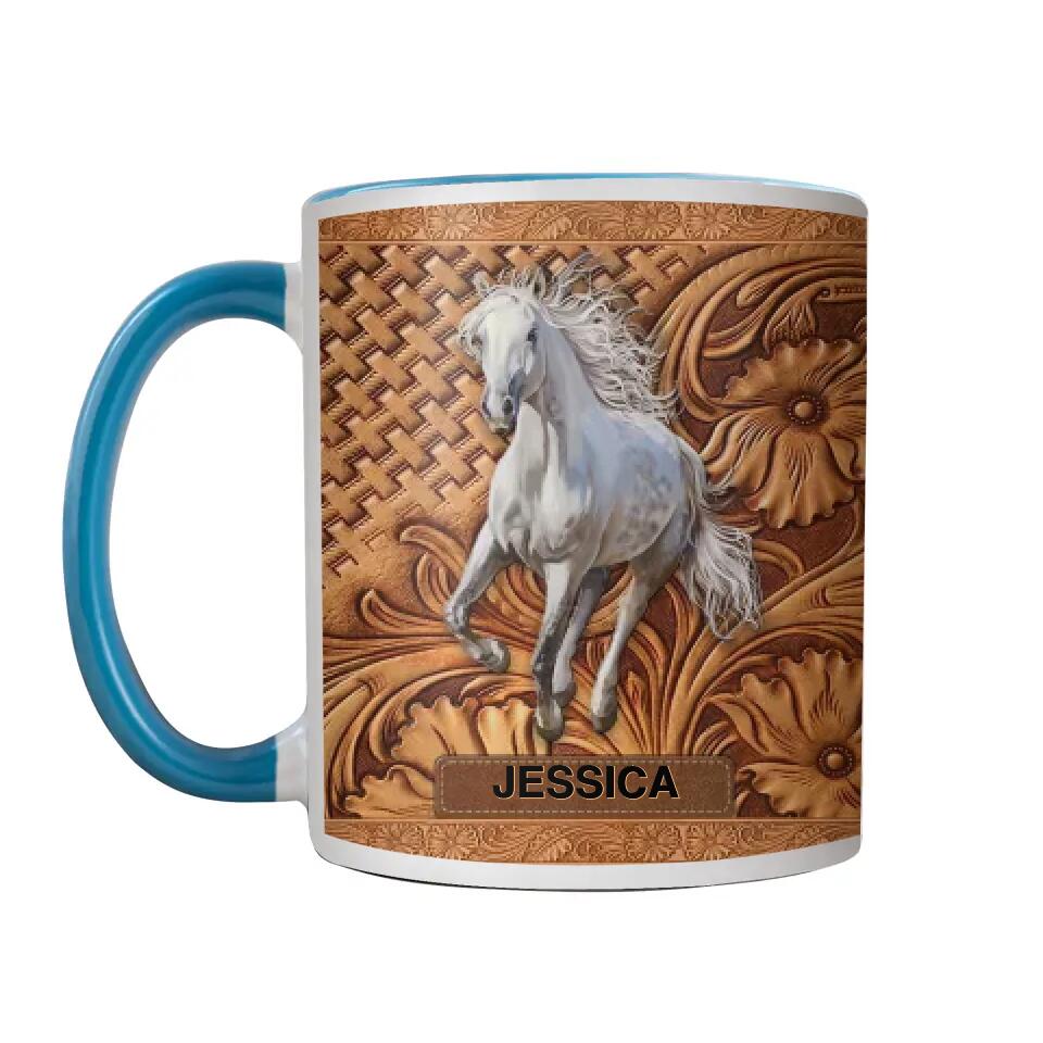 Personalized Horse Lovers  Printed Accent Mug 22NOV-HQ23