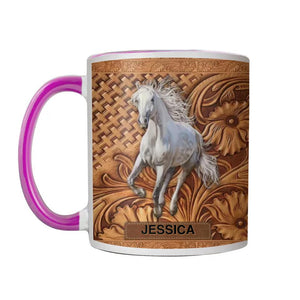 Personalized Horse Lovers  Printed Accent Mug 22NOV-HQ23