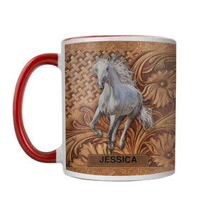 Personalized Horse Lovers  Printed Accent Mug 22NOV-HQ23