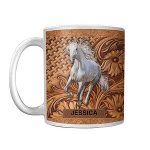 Personalized Horse Lovers  Printed Accent Mug 22NOV-HQ23