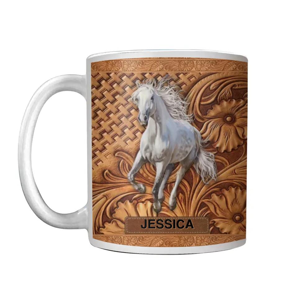 Personalized Horse Lovers  Printed Accent Mug 22NOV-HQ23