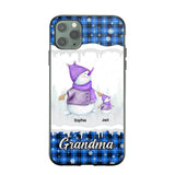 Personalized Snowman Grandma & Kid Name Christmas Phonecase 3D Printed 22DEC-HQ06