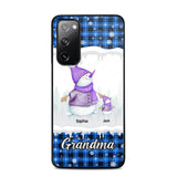 Personalized Snowman Grandma & Kid Name Christmas Phonecase 3D Printed 22DEC-HQ06