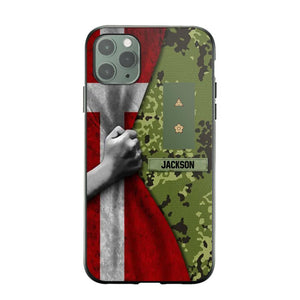 Personalized Danish Solider/Veteran Rank Camo Phonecase 3D Printed 22DEC-HY07