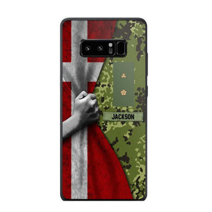 Personalized Danish Solider/Veteran Rank Camo Phonecase 3D Printed 22DEC-HY07