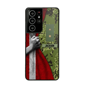 Personalized Danish Solider/Veteran Rank Camo Phonecase 3D Printed 22DEC-HY07