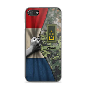 Personalized Netherlands Solider/Veteran Rank Camo Phonecase 3D Printed 22DEC-HY07