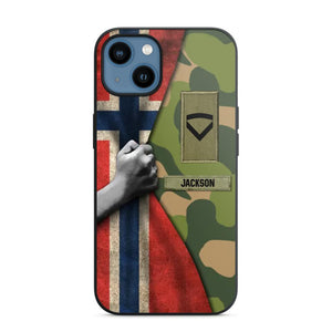 Personalized Norwegian Solider/Veteran Rank Camo Phonecase 3D Printed 22DEC-HY07