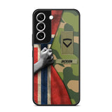 Personalized Norwegian Solider/Veteran Rank Camo Phonecase 3D Printed 22DEC-HY07