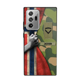 Personalized Norwegian Solider/Veteran Rank Camo Phonecase 3D Printed 22DEC-HY07