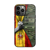 Personalized Spanish Solider/Veteran Rank Camo Phonecase 3D Printed 22DEC-HY07