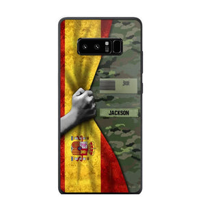 Personalized Spanish Solider/Veteran Rank Camo Phonecase 3D Printed 22DEC-HY07