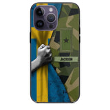 Personalized Sweden Solider/Veteran Rank Camo Phonecase 3D Printed 22DEC-HY07