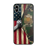 Personalized US Solider/Veteran Rank Camo Phonecase 3D Printed 22DEC-HY07