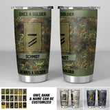 Personalized German Solider/Veteran Rank Camo Tumbler Printed 22DEC-DT12