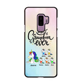 Personalized Best Grandma Ever Unicorn Kid Name Phonecase 3D Printed PNHY1212