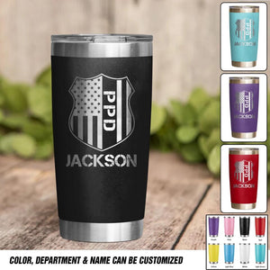 Personalized Philadelphia  Police With Name Laser Tumbler Printed QTDT1212