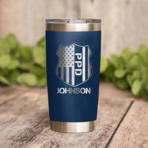 Personalized Philadelphia  Police With Name Laser Tumbler Printed QTDT1212