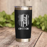 Personalized Philadelphia  Police With Name Laser Tumbler Printed QTDT1212