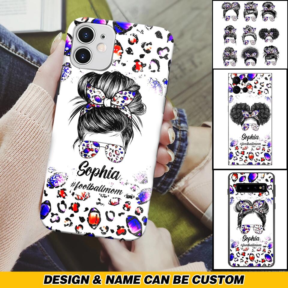 Personalized Hairstyles for Football mom Phonecase 3D Printed PNHQ1212