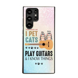 Personalized That's What I Do I Pet Cats And Play Guitars Phonecase 3D Printed PNHY1312