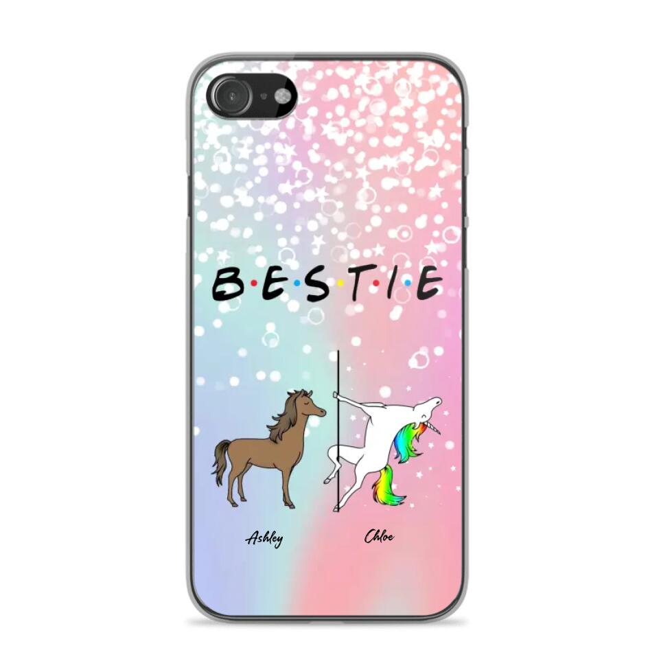 Personalized Bestie Unicorn Phonecase 3D Printed PNDT1312