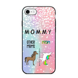 Personalized Mommy Unicorn Phonecase 3D Printed PNDT1312