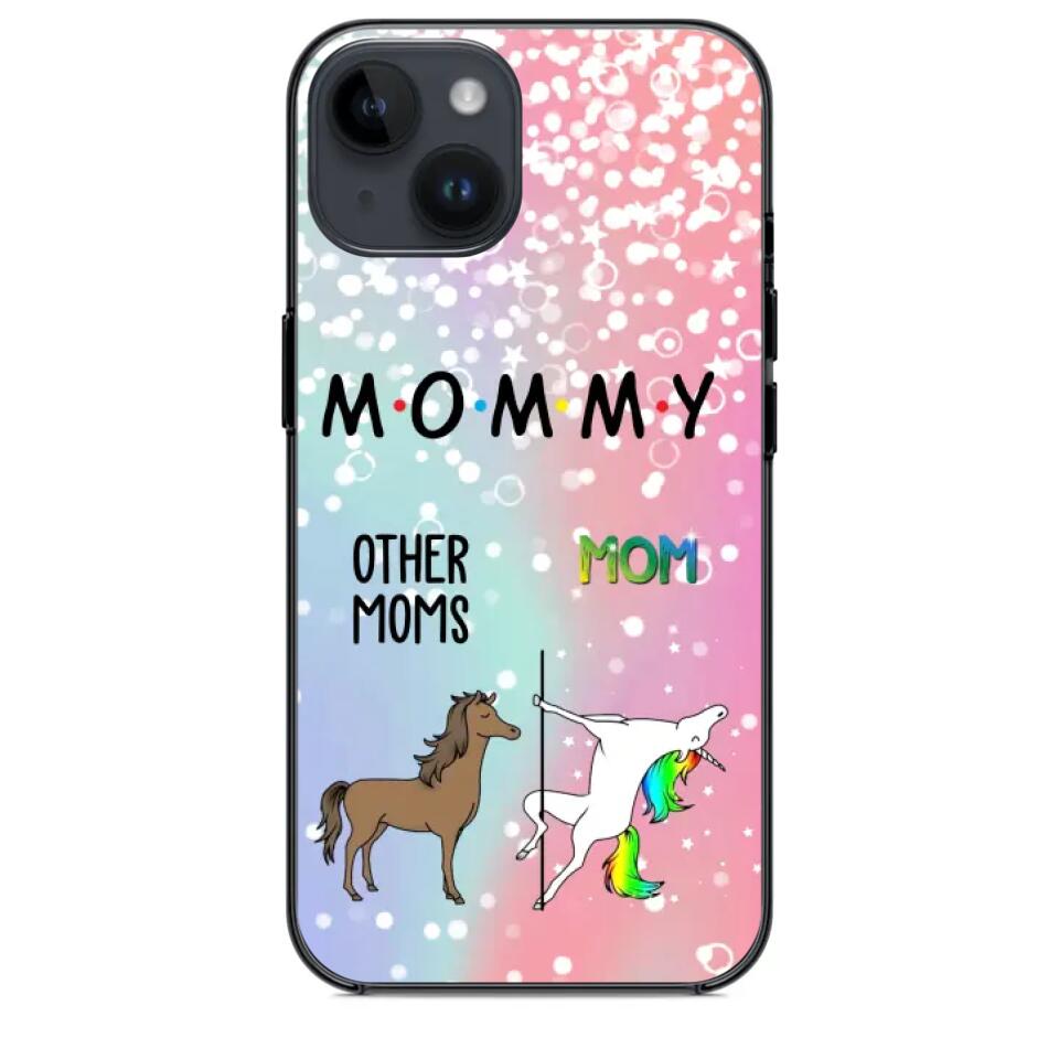 Personalized Mommy Unicorn Phonecase 3D Printed PNDT1312