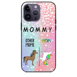 Personalized Mommy Unicorn Phonecase 3D Printed PNDT1312