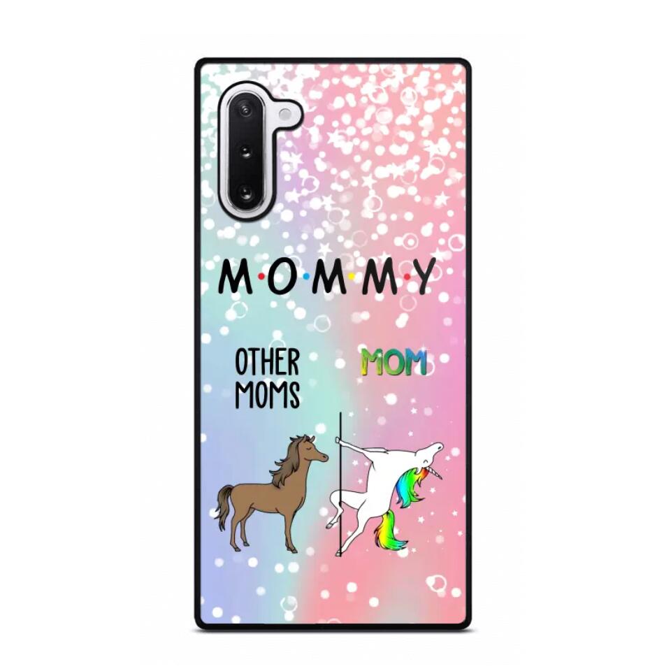 Personalized Mommy Unicorn Phonecase 3D Printed PNDT1312