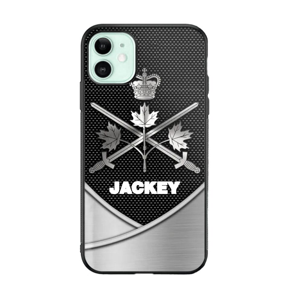 Personalized Canadian Solider/ Veteran Phonecase 3D Printed 22DEC-HQ13