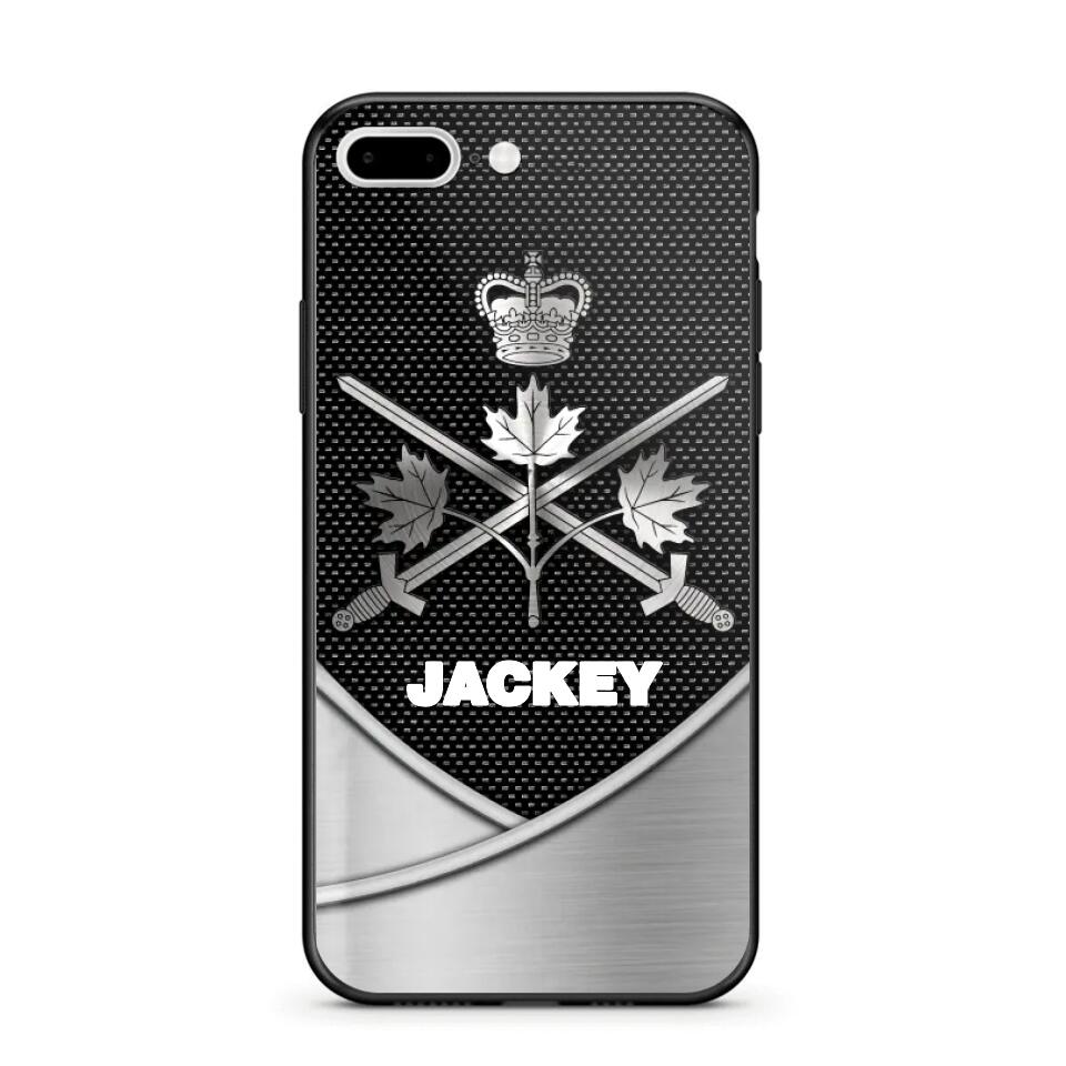 Personalized Canadian Solider/ Veteran Phonecase 3D Printed 22DEC-HQ13