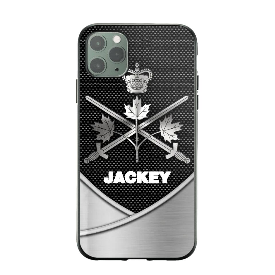 Personalized Canadian Solider/ Veteran Phonecase 3D Printed 22DEC-HQ13