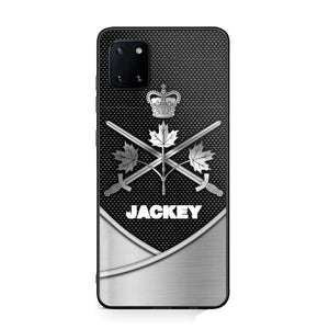 Personalized Canadian Solider/ Veteran Phonecase 3D Printed 22DEC-HQ13