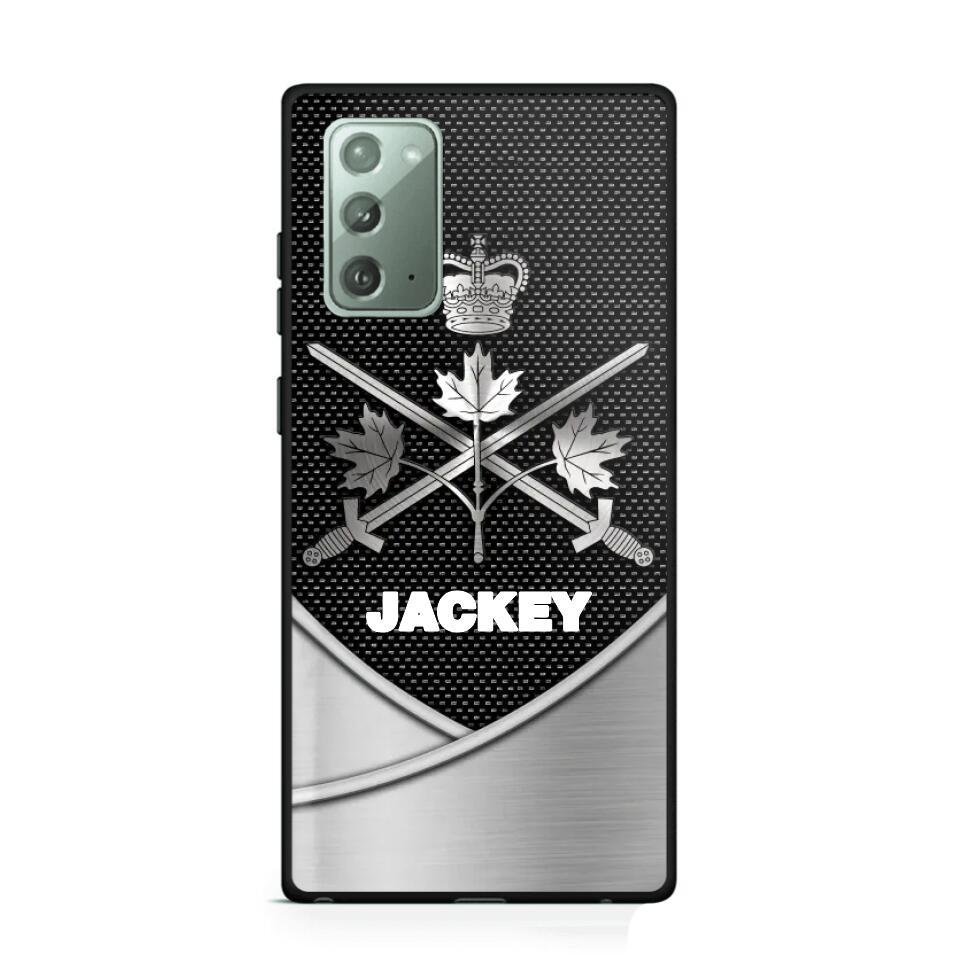 Personalized Canadian Solider/ Veteran Phonecase 3D Printed 22DEC-HQ13