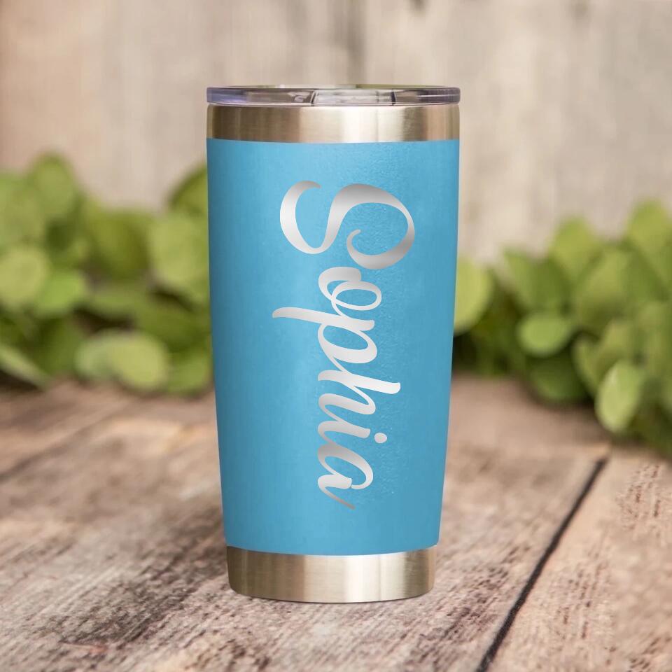 Personalized Teacher Handling Information Tittle Laser Tumbler Printed QTHY1412