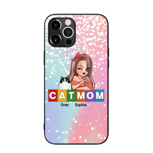 Personalized Cat Mom Phonecase 3D Printed PNHQ1512