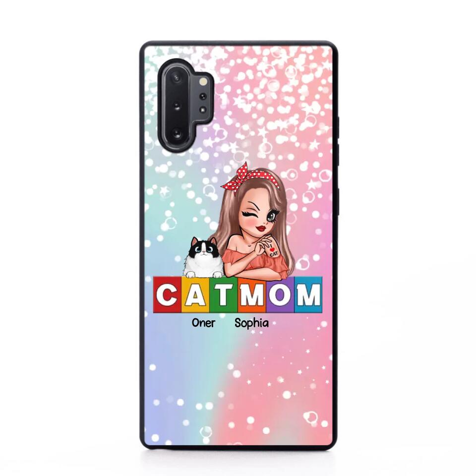 Personalized Cat Mom Phonecase 3D Printed PNHQ1512