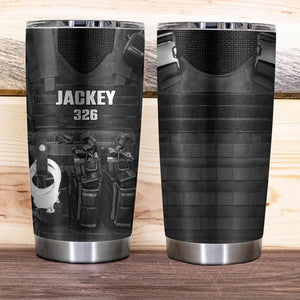 Personalized Police Uniform Tumbler Printed 22DEC-HQ15