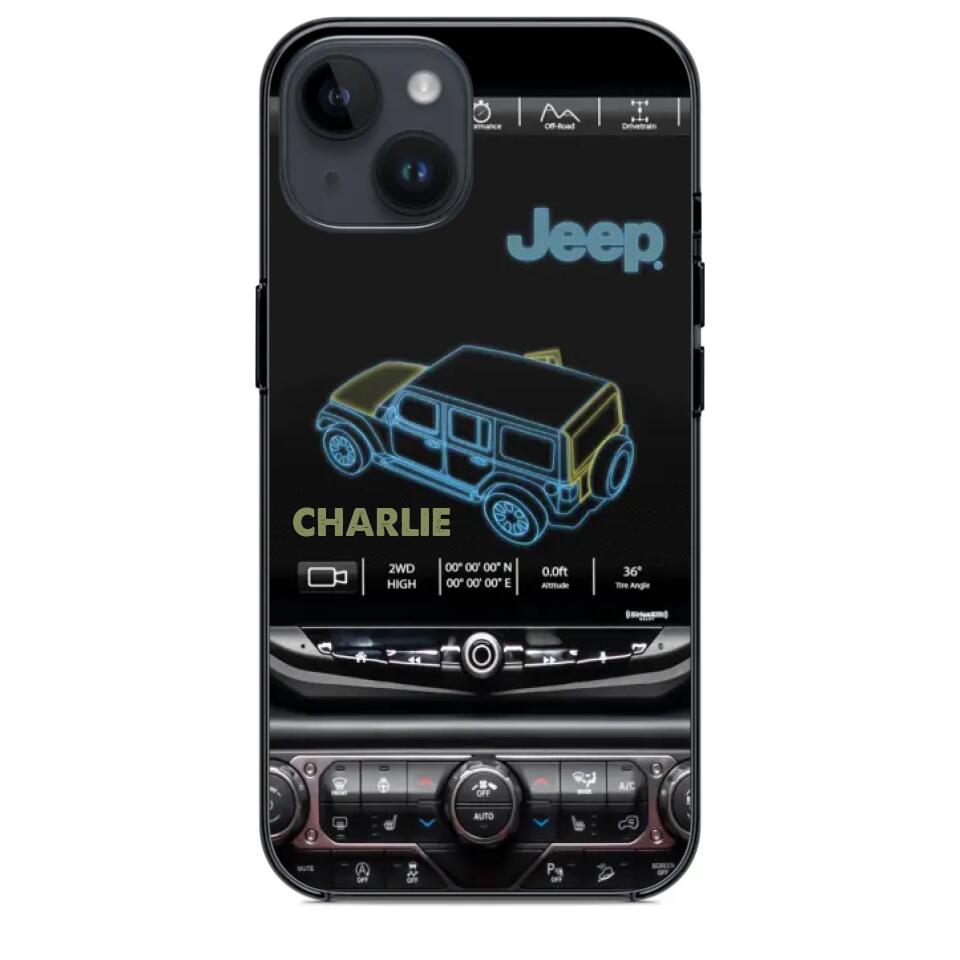 Personalized Jeep Phonecase 3D Printed 22DEC-HY15