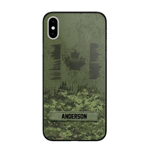 Personalized Canadian Soldier/Veteran Camo Phonecase 3D Printed 22DEC-DT15